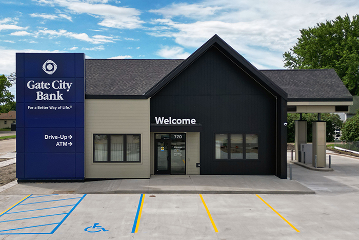 Welcome to our new Gate City Bank building, located right on Main Street in Carrington, North Dakota!